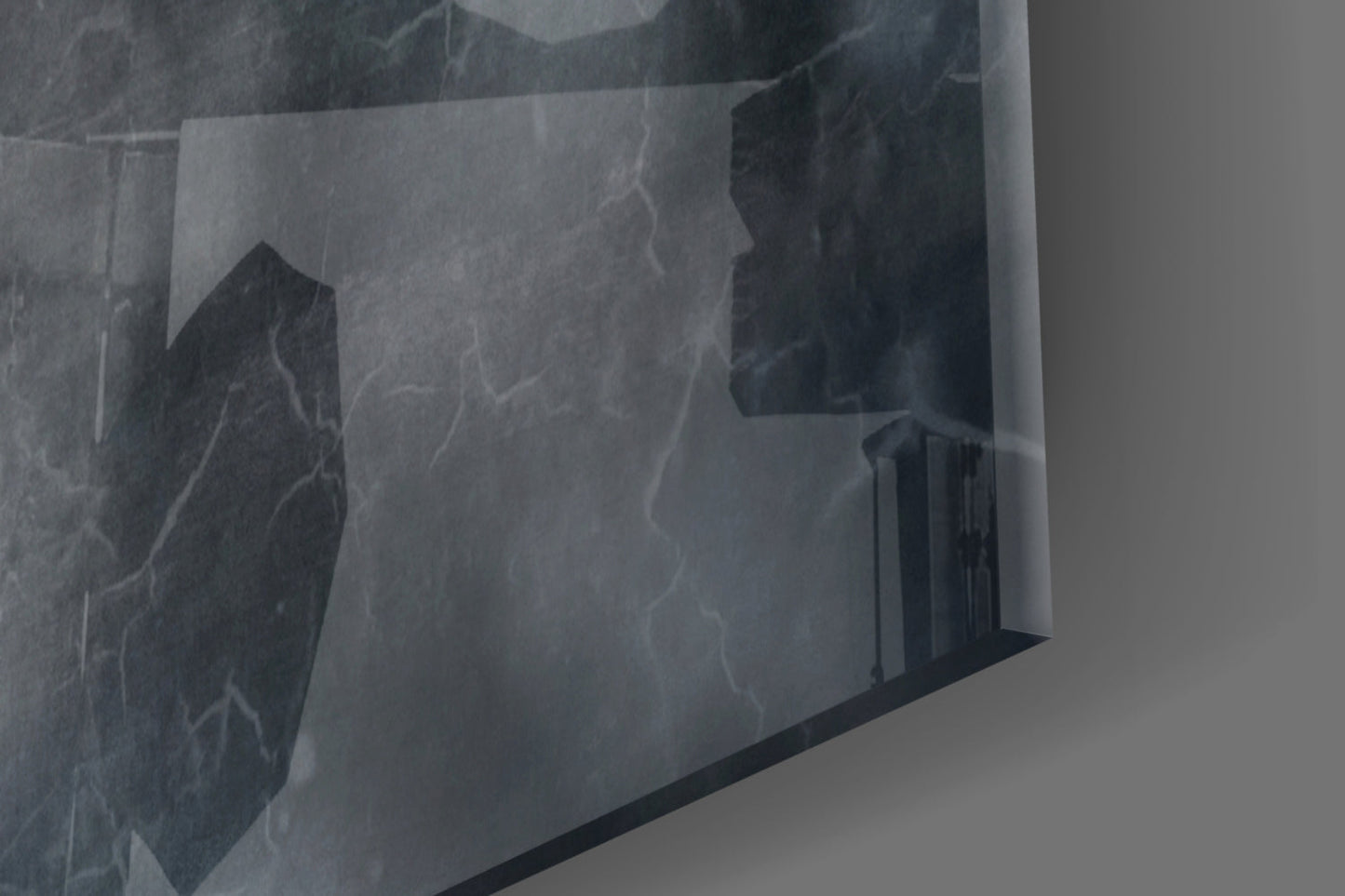 Nordic Husky Profile Glass Wall Art