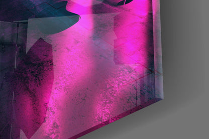 Neon Truss Stage Lights Glass Wall Art