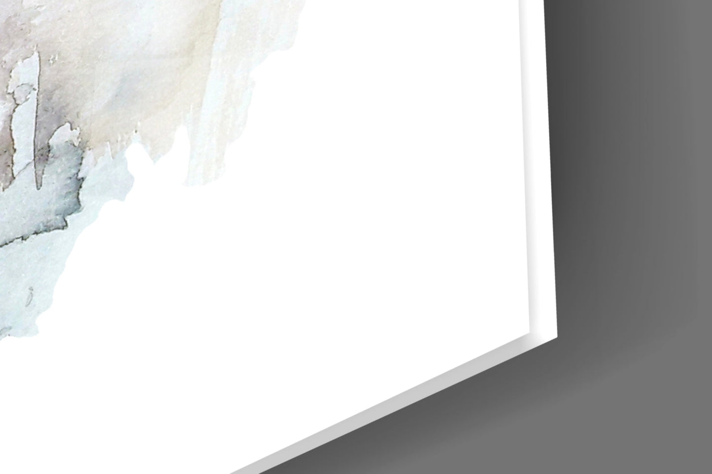 Soft Watercolor Galata Tower Glass Wall Art