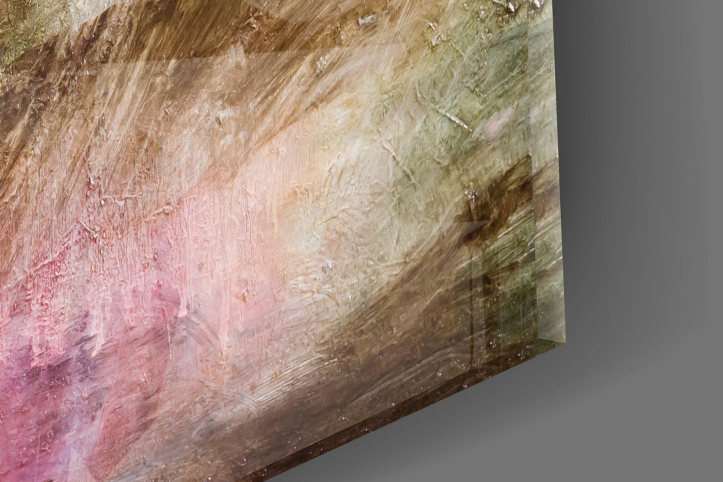 Misty Turquoise Cove Glass Wall Art