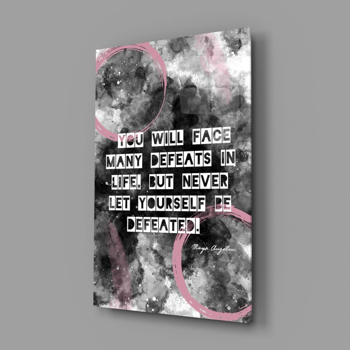 Words of Wisdom Glass Wall Art