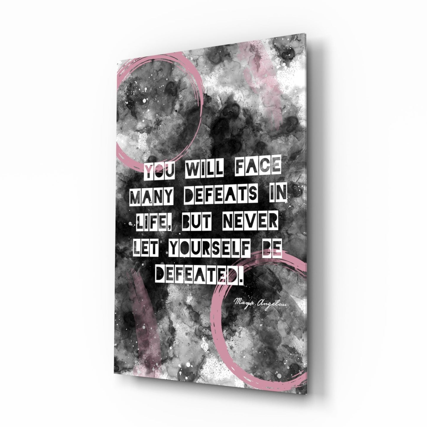 Words of Wisdom Glass Wall Art