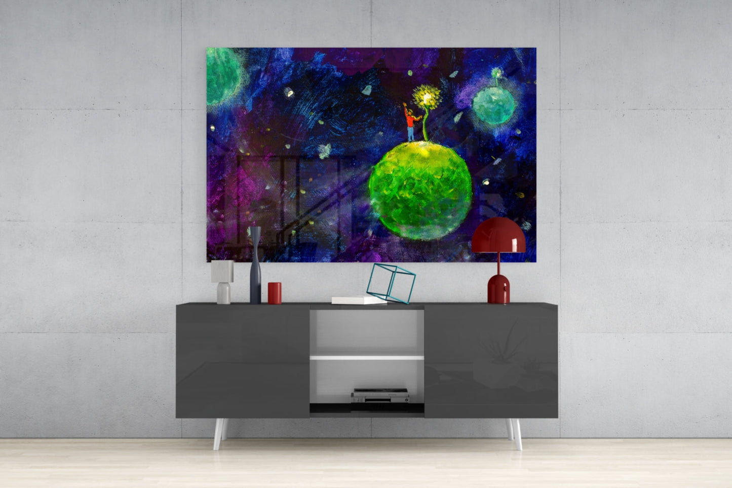 The Little Wanderer Glass Wall Art