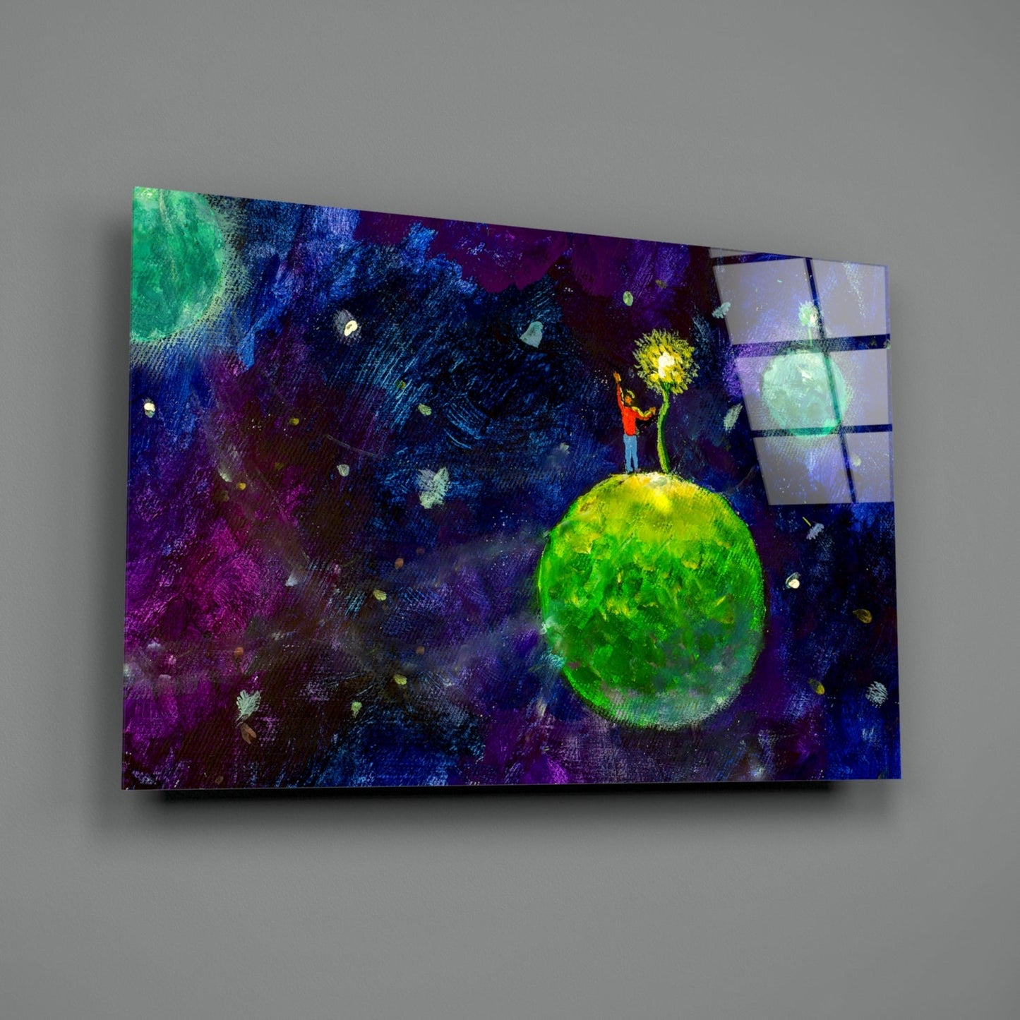 The Little Wanderer Glass Wall Art