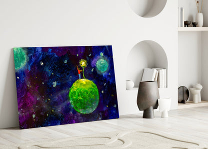 The Little Wanderer Glass Wall Art