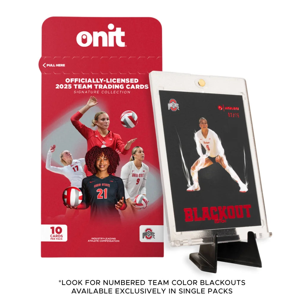 Ohio State trading cards single pack with 2023 team signatures