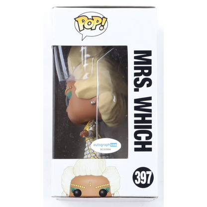 Oprah Winfrey signed Mrs Which vinyl figure from Wrinkle In Time in original packaging