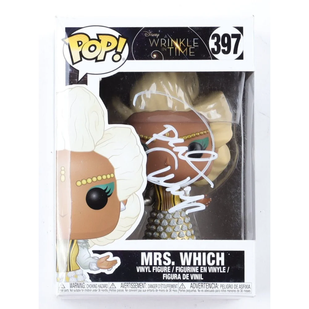 Oprah Winfrey signed Mrs Which vinyl figure from Wrinkle In Time, autographed collectible
