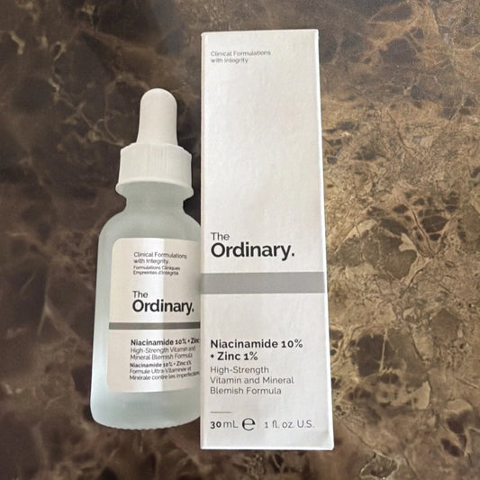 The Ordinary Niacinamide 10% + Zinc 1% oil control serum 30mL bottle