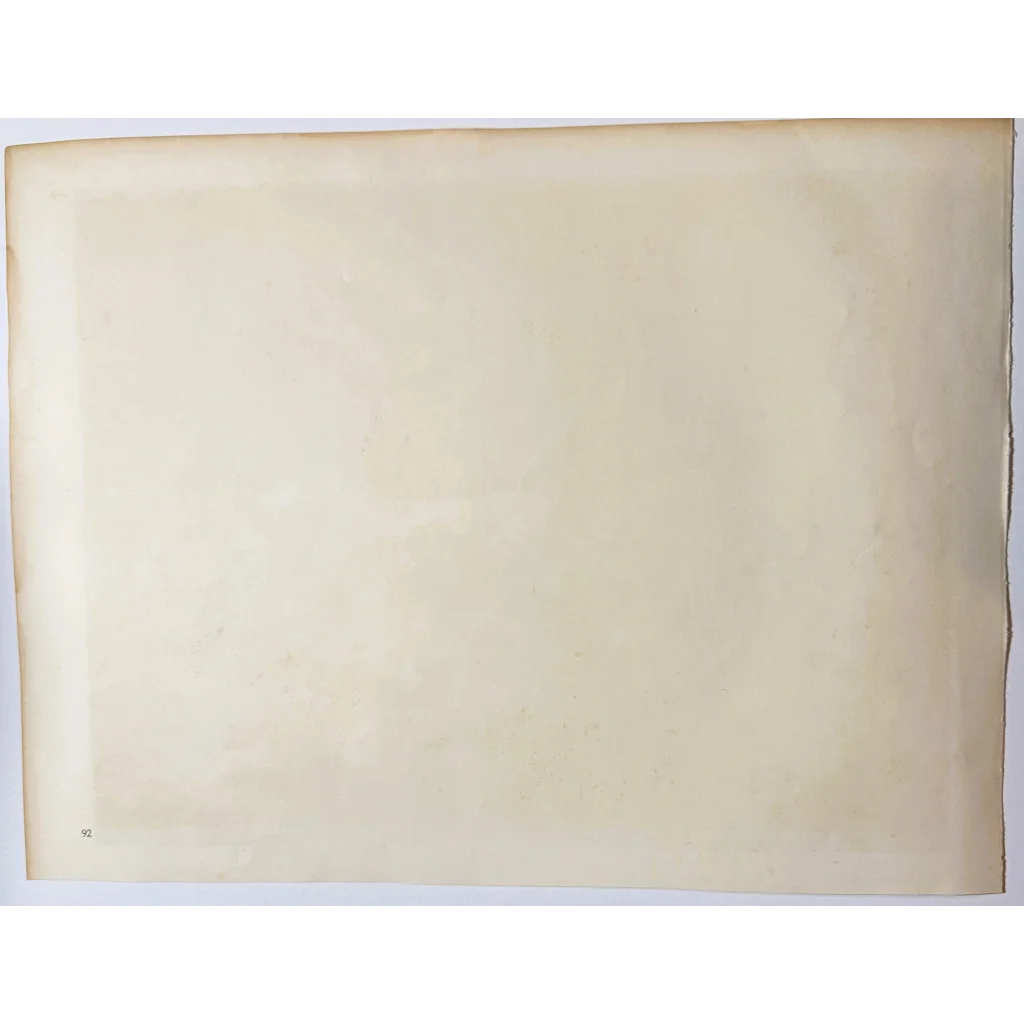 Vintage 1923 Edward Sheriff Curtis photogravure of Hupa trout-trap on aged paper