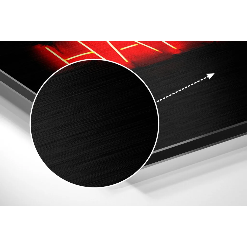 Over Thinking Brushed Aluminium Dibond Wall Art