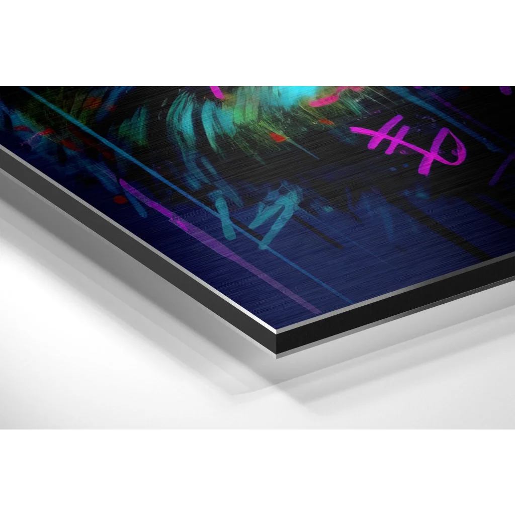 Vibrant Brushed Aluminium Dibond Art That Pops | Glass Wall Art Print | vintageantiquesgifts.com