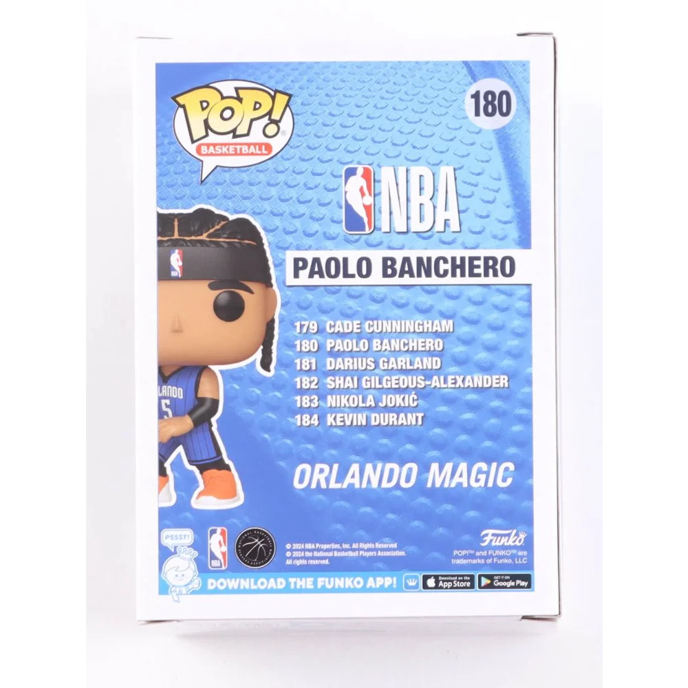 Paolo Banchero Funko Pop vinyl figure of Orlando Magic basketball player