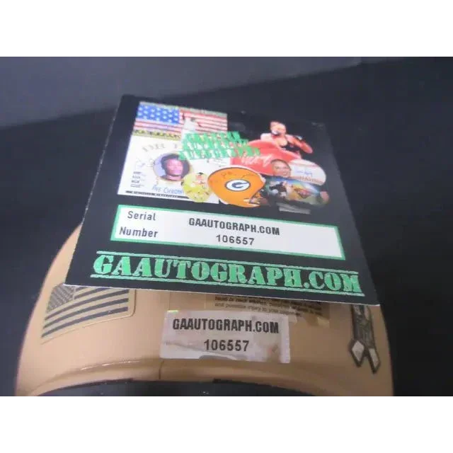 Parcells Signed Hall of Fame Mini Helmet with authenticity sticker NFL collectible