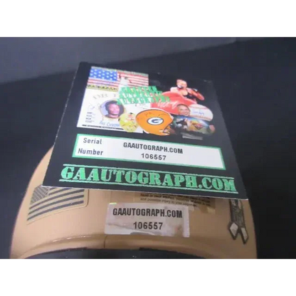 Parcells Signed Hall of Fame Mini Helmet with authenticity sticker NFL collectible