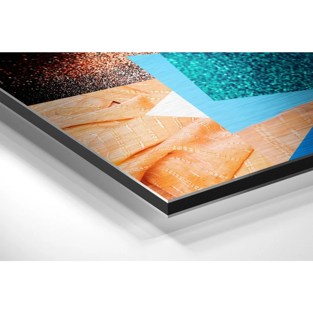 Stunning Abstract Art on Brushed Aluminium Dibond Print | Glass Wall Art Print | vintageantiquesgifts.com