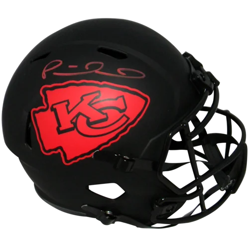 Patrick Mahomes autographed Kansas City Chiefs eclipse helmet