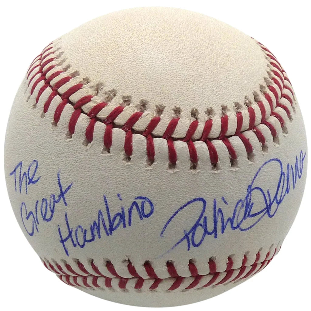 Patrick Renna Sandlot autographed baseball with red stitching
