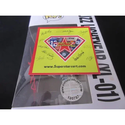 Patrick Warburton signed Funko Pop Buzz Lightyear in original packaging with Super Star sticker