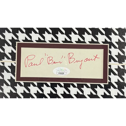 Framed 11x14 Sports Illustrated Paul Bear Bryant autographed photo