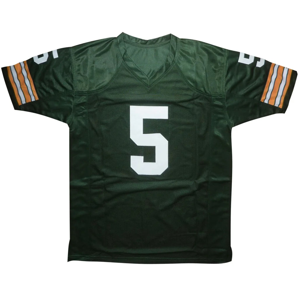 Paul Hornung autographed Green Bay Packers green #5 custom jersey