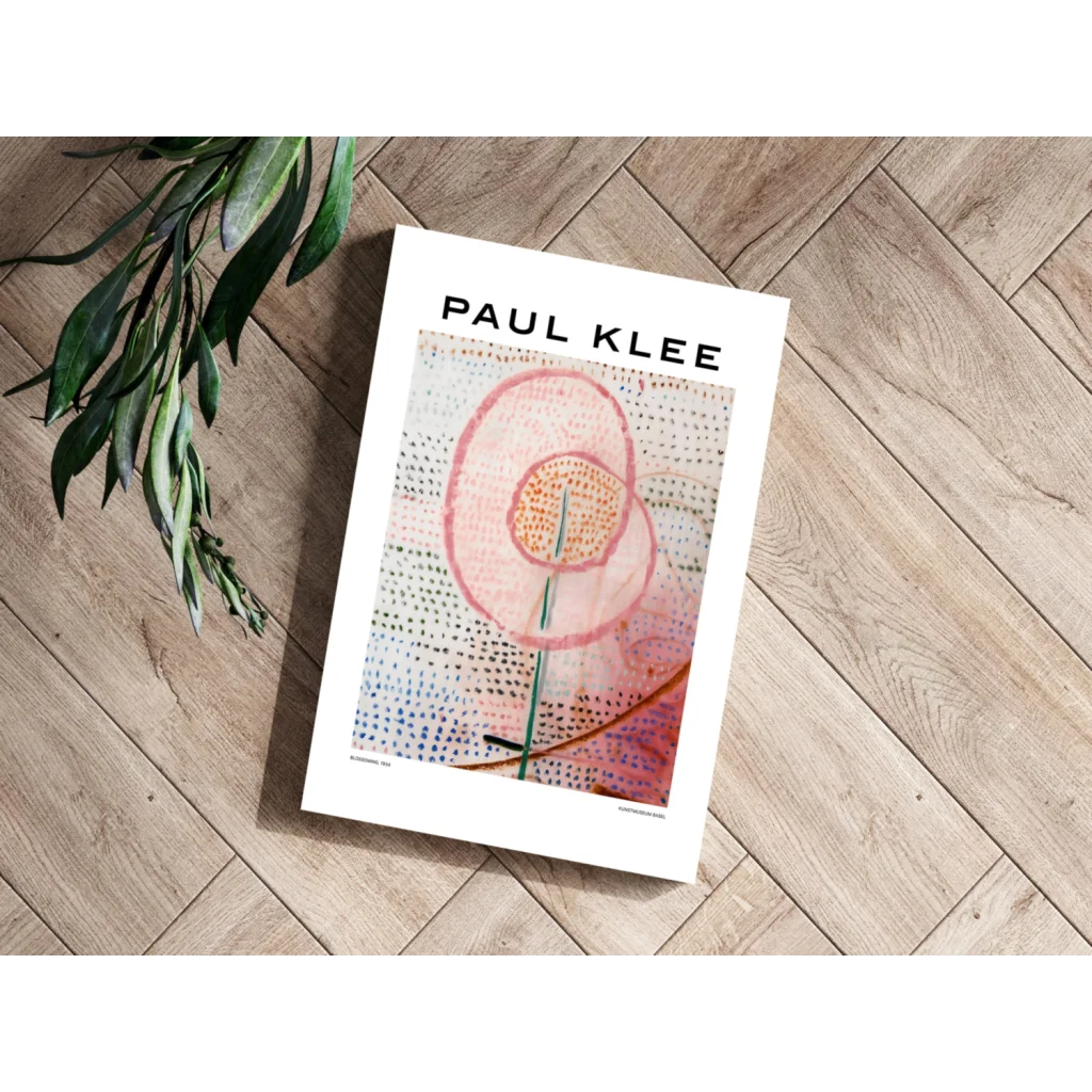 Insigne Aluminum Prints Paul Klee Floral Abstract Art | Modern Wall Art Decor | vintageantiquesgifts.com