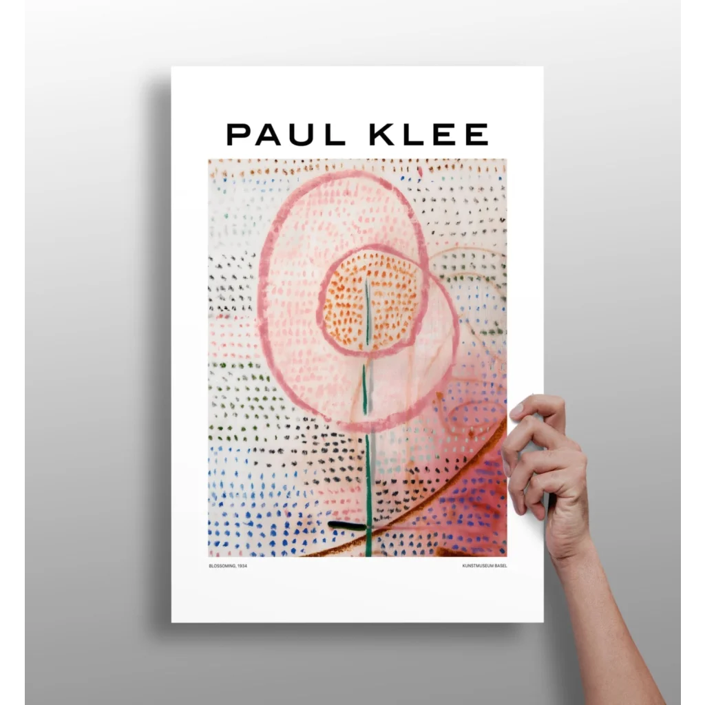 Insigne Aluminum Prints Paul Klee Floral Abstract Art | Insigneart USA | vintageantiquesgifts.com