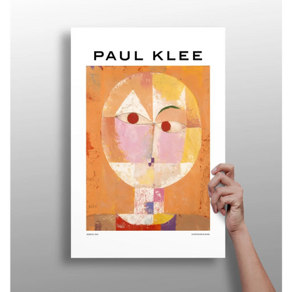 Paul Klee abstract portrait on Insigne aluminum print