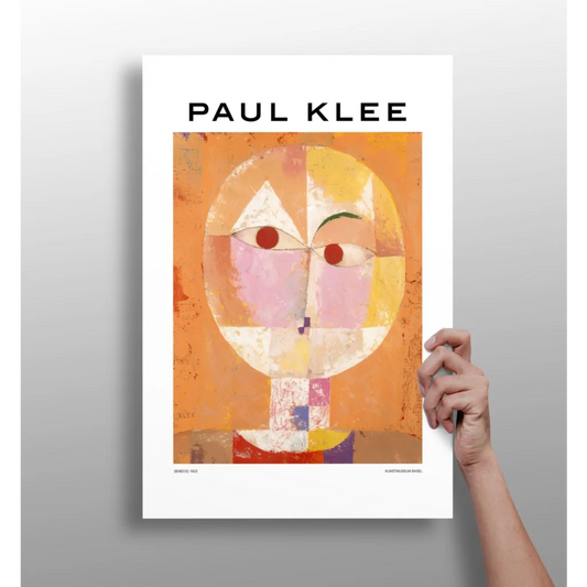 Paul Klee abstract portrait on Insigne aluminum print