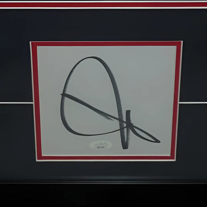 John Cena autograph on 11x17 TV poster, deluxe framed with black ink signature