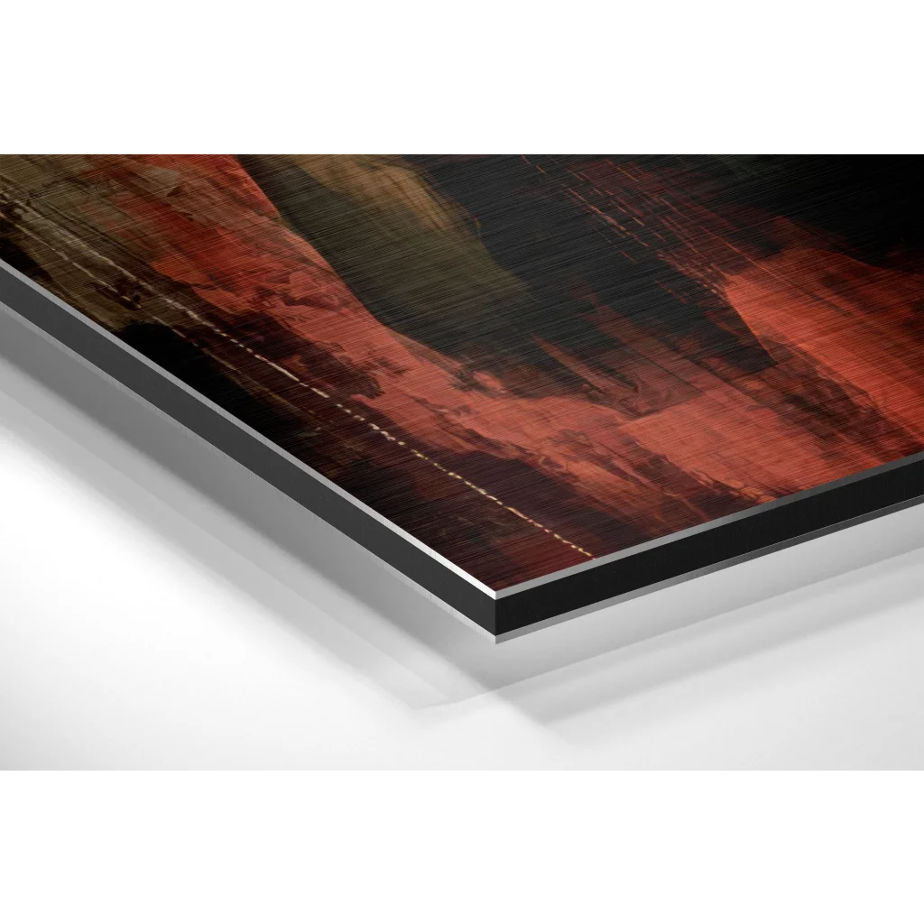 Glass Wall Art Peaky Blinders Brushed Aluminium Dibond Wall Art