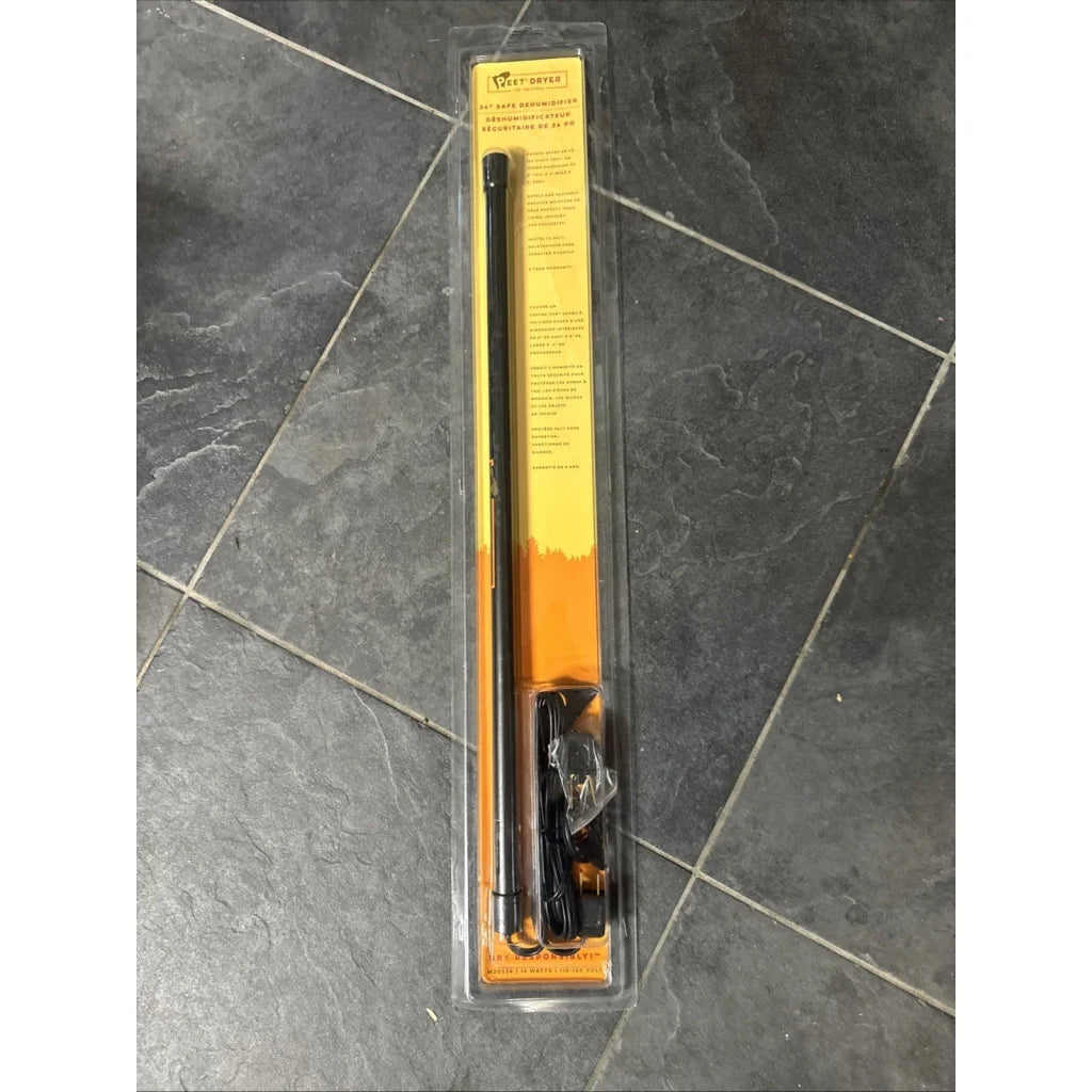 Peet boot dryer M20S24 safe rod 24-inch black antenna in clear packaging