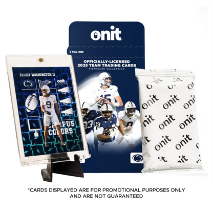 2023 Penn State football trading cards set with autographed card
