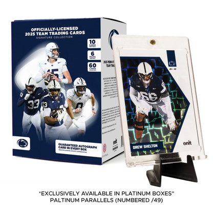 Penn State Platinum Box with Drew Shelton autograph trading cards