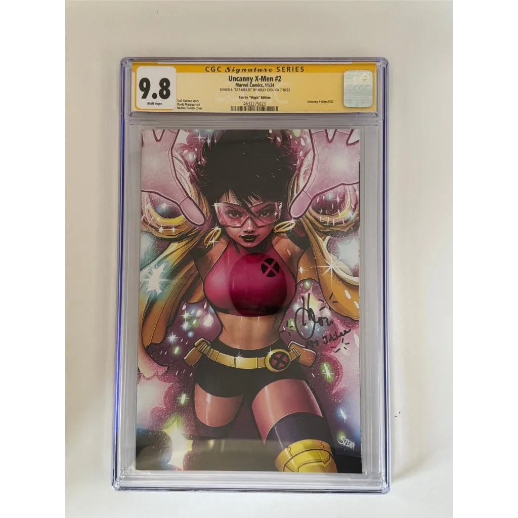 Signed Perfect Grade Uncanny X-Men #2 exclusive virgin Holly Chou comic