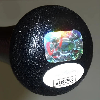 Pete Rose autographed Louisville Slugger bat with black texture