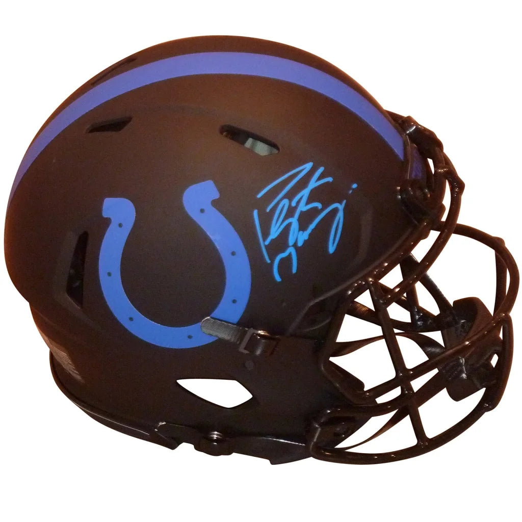 Peyton manning autographed Indianapolis colts eclipse alternate helmet