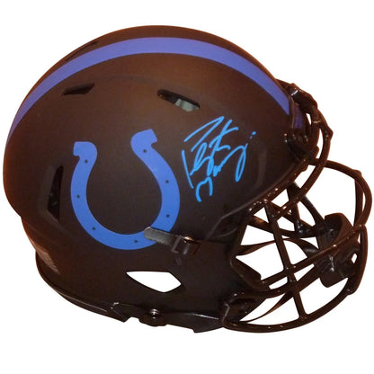 Peyton manning autographed Indianapolis colts eclipse alternate helmet