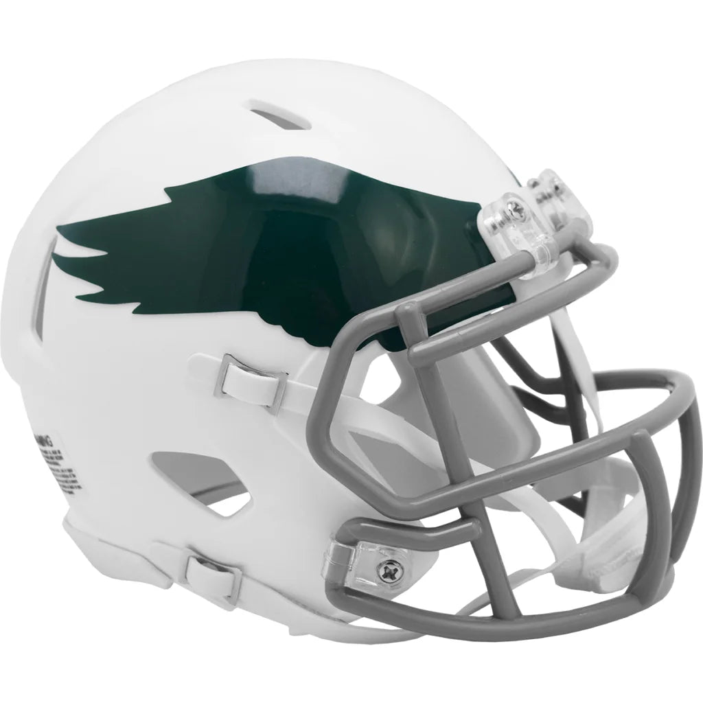 Philadelphia Eagles Riddell Speed Mini Throwback Helmet | Creative Sports | vintageantiquesgifts.com
