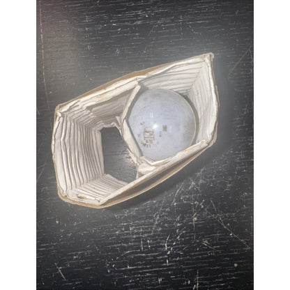 Philips long duration 15W light bulb in frosted glass with cardboard holder