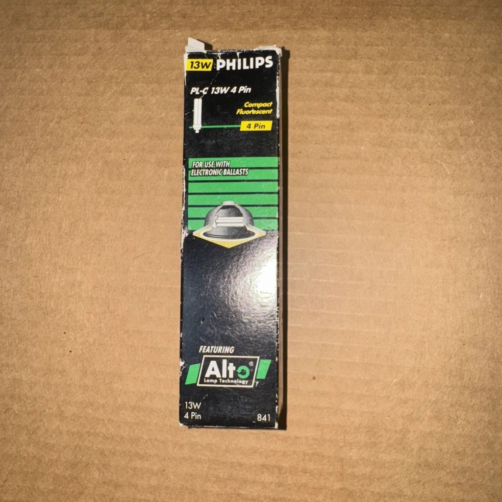 Philips PL-C 13W/835/4P Alto light bulb in original green black packaging