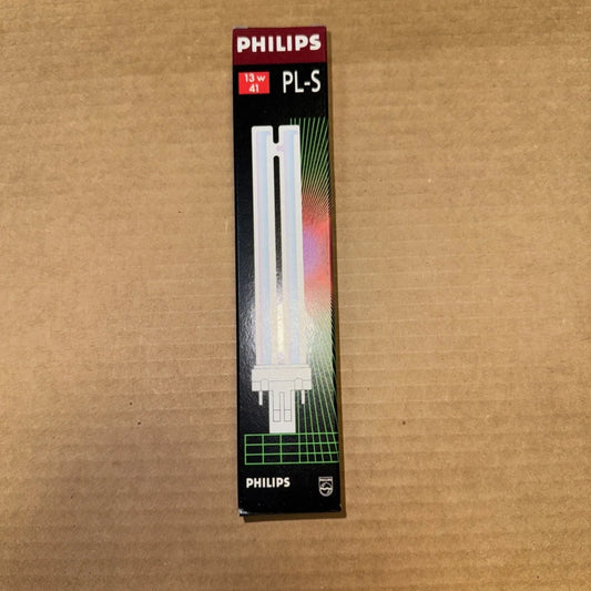 Philips PL-S 13W twin bulb fluorescent lamp in original packaging, lot of 10