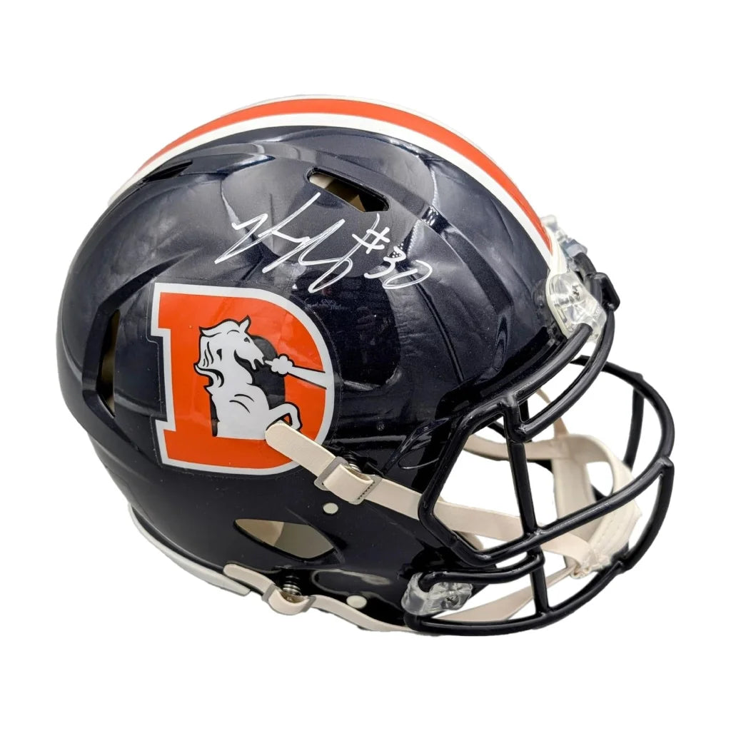 Phillip Lindsay Color Rush Size Authentic Helmet Signed | Creative Sports | vintageantiquesgifts.com