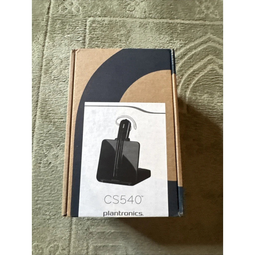 Plantronics CS540 convertible wireless headset in black on packaging