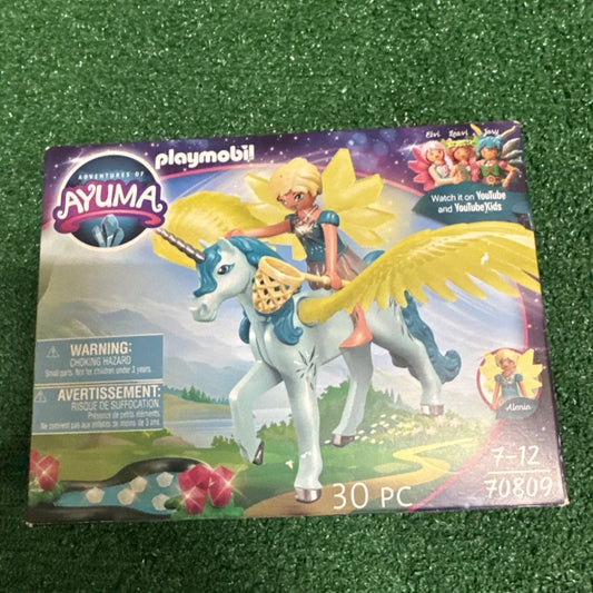 Playmobil 70809 Ayuma crystal fairy with white unicorn