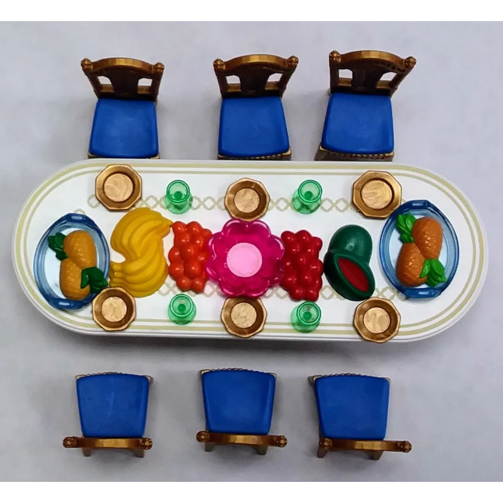 Playmobil Festive Round Table Set 3021 with colorful dining figures