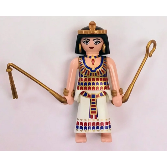 Playmobil Cleopatra Egyptian Queen figure with golden crown and robe