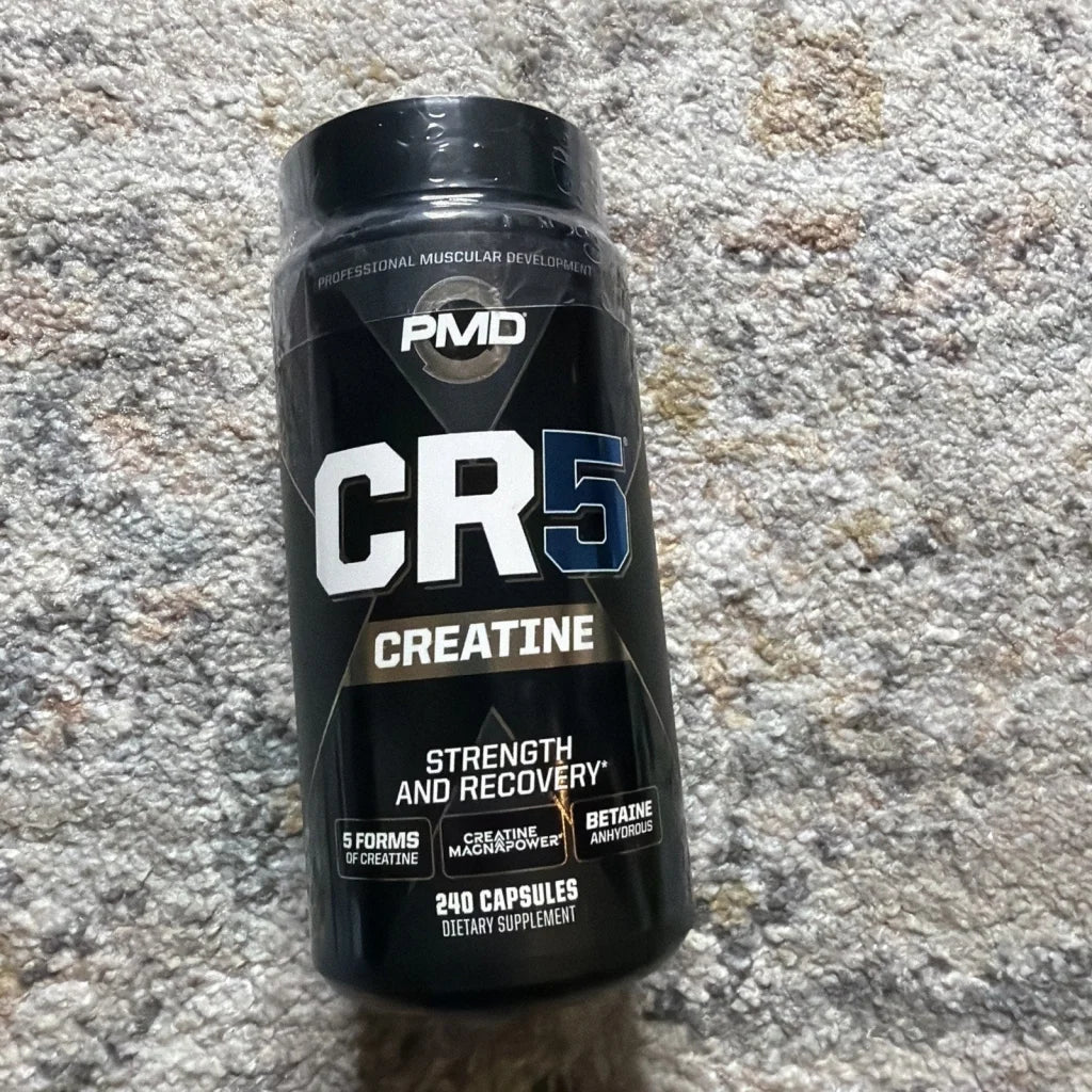 PMD CR5 creatine complex black bottle 240 capsules strength power