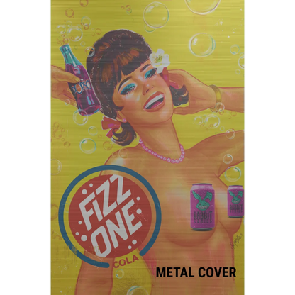 Fizz one cola metal cover in Rabbit Comics exclusive ultra rare set