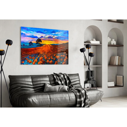 Stunning Glass Wall Art That Transforms Your Space | Contemporary Home Wall Art | vintageantiquesgifts.com